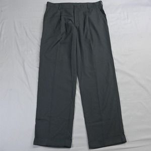Nike Golf 36 x 34 Gray Dri Fit 391965 Pleated Cuffed Dress‎ Pants